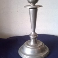 стар метален свещник, снимка 1 - Антикварни и старинни предмети - 20295048