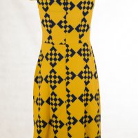 Жълта рокля без ръкави марка Colour Mist, снимка 4 - Рокли - 25700328
