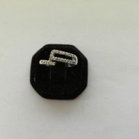 Сребърен пръстен  с цирконий - сребро проба 925 , снимка 4 - Пръстени - 21031314