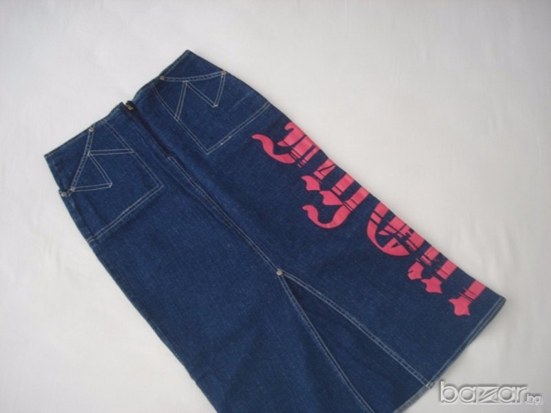 Дънкова пола,ефектна и различна, М , снимка 1