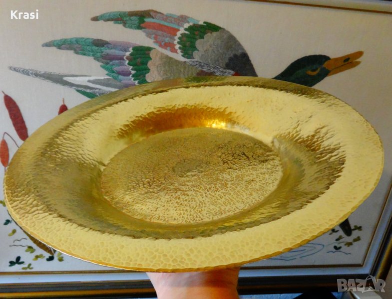 Бронзов съд за сервиране 1.2 кг.,плато,фруктиера , снимка 1