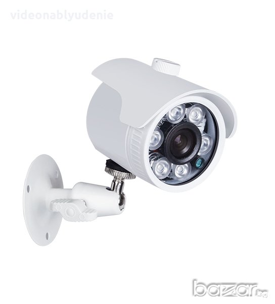 Метална HD AHD 720р 1MPX 1/2.5" 6H.LEDS IR-CUT IP66 Удароустойчива Водоустойчива Охранителна Камера, снимка 1