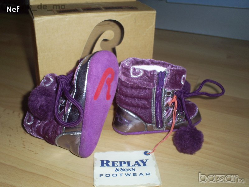  Нови бебешки буйки, пантофки Replay, оригинал , снимка 1