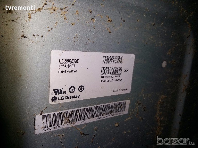 LED TV PANEL LC550EQD-FGF4  LED BACKLIG DIOD , снимка 1