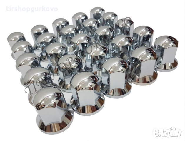 Пластмасови никелирани капачки за болтове за джанти, снимка 4 - Аксесоари и консумативи - 25868869