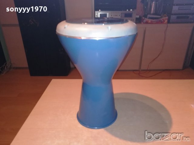 НОВА ПАРТИ ТУПАЛКА-сирииска тарамбука-голяма-нова-синя 40х25см, снимка 3 - Ударни инструменти - 20437762