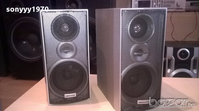 Medion 2бр тонколони 24/19/12см-внос швеицария, снимка 8 - Тонколони - 14443914
