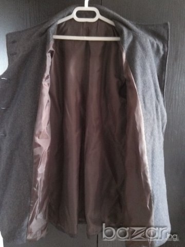 тъмно сиво палтенце - голям размер, снимка 5 - Палта, манта - 15951294