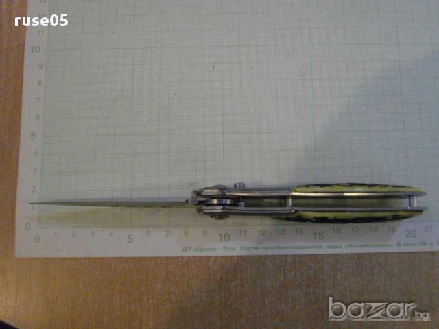 Нож сгъваем полуавтоматичен, снимка 2 - Други ценни предмети - 8247172