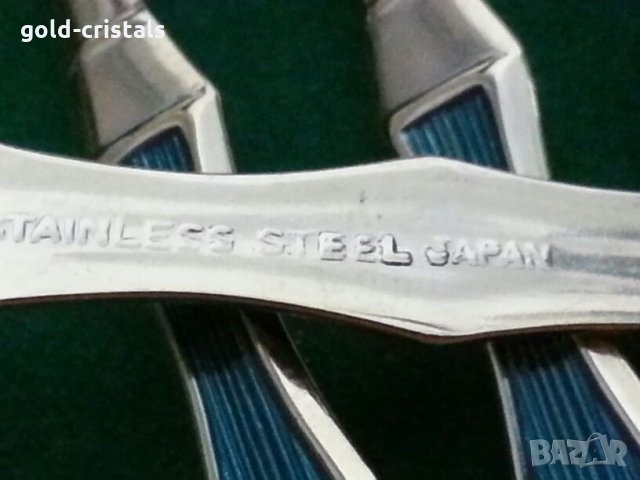 Позлатени лъжички с емайл, снимка 11 - Антикварни и старинни предмети - 24160612