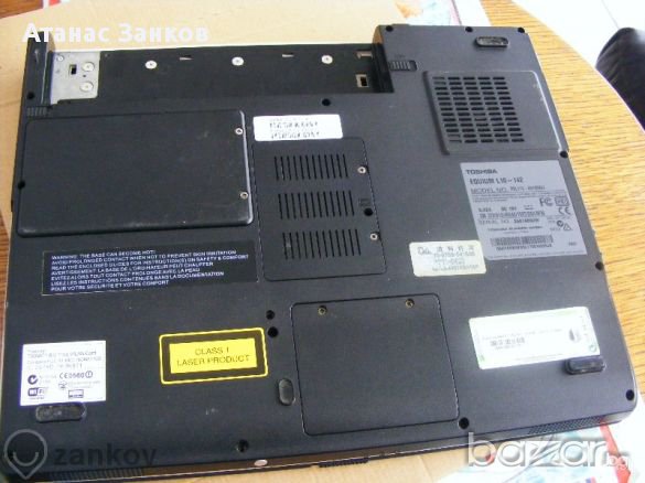 Лаптоп за части Toshiba Equium L10, снимка 4 - Части за лаптопи - 11043182