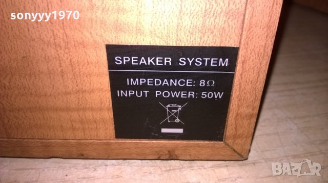 hitachi speaker system 2x50w-25х22х16см-внос англия, снимка 12 - Тонколони - 24400702