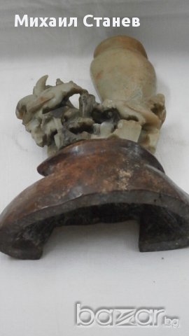 Стенна ваза 19-ти век , сапунен камък , снимка 9 - Антикварни и старинни предмети - 13774010