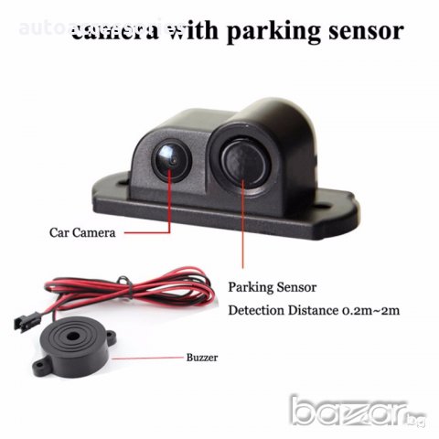 Камера + паркинг сензор  и зумер  2в1, снимка 6 - Аксесоари и консумативи - 14656248