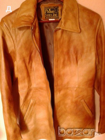 Яке   естествена кожа, снимка 3 - Якета - 12276627