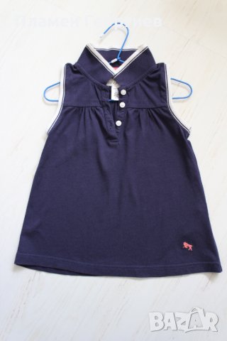 Безръкавна блузка с якичка H&M, снимка 1 - Детски Блузи и туники - 25066903