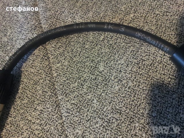 Професионални музикални къс кабела с два жака shuls и yongsheng