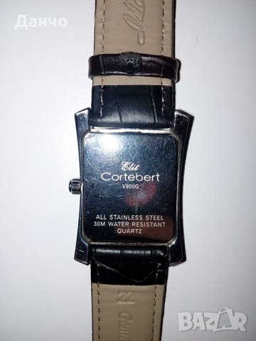 Мъжки швейцарски часовник-"Cortebert".Нова каишка! , снимка 7 - Мъжки - 23679213