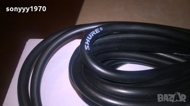 SHURE//shure-ПРОФИ-кабел за микрофон-нов-внос швеицария, снимка 12 - Микрофони - 25026749