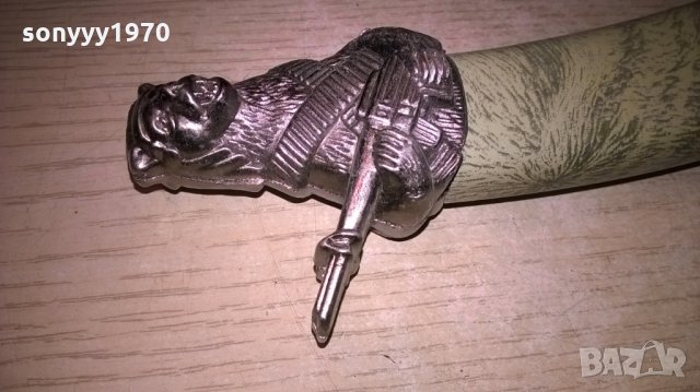 Сувенирен нож с ножница-мечок-35х9см-внос швеицария, снимка 7 - Колекции - 23655174