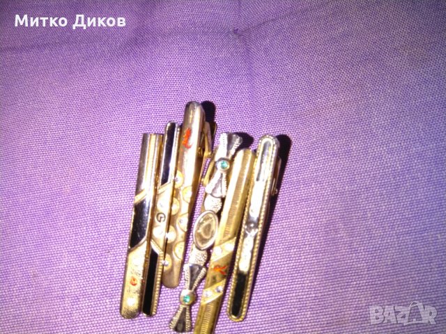 Игли за вратовръзка позлатени, снимка 2 - Други - 13528144
