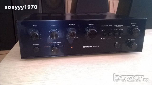 hitachi ha-300-stereo amplifier-japan-внос швеицария, снимка 2 - Ресийвъри, усилватели, смесителни пултове - 12762948