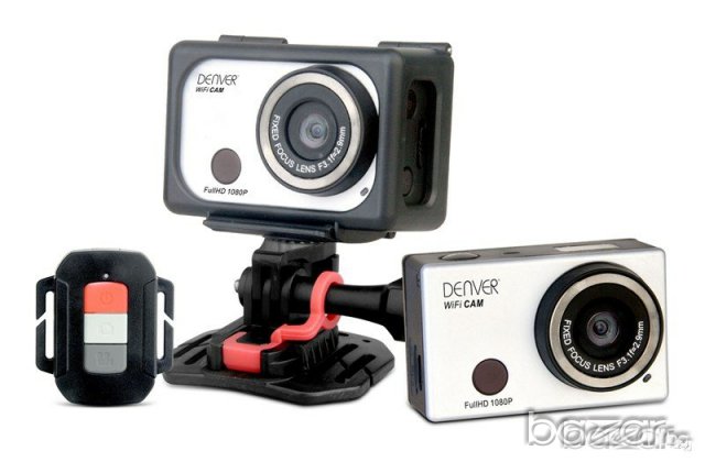 ПРОМО!!! Екшън камера DENVER AC 5000W MK2 - Full HD WIFI - Нови с гаранция!, снимка 3 - Камери - 18422257