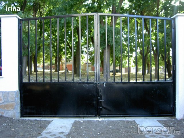 изработка на алуминиеви парапети,огради врати от ковано желязо    ТОП ЦЕНИ   , снимка 12 - Врати - 18818588