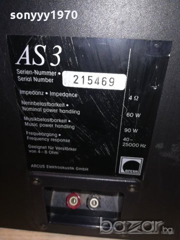arcus as3 made in germany 2x90w-внос швеицария, снимка 15 - Тонколони - 20223683
