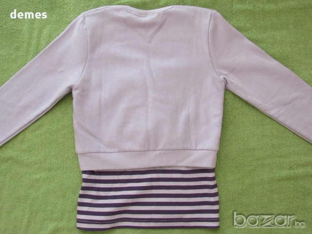 Лилава блуза и жилетка за момиче размер 128, нова, снимка 9 - Детски Блузи и туники - 16498202