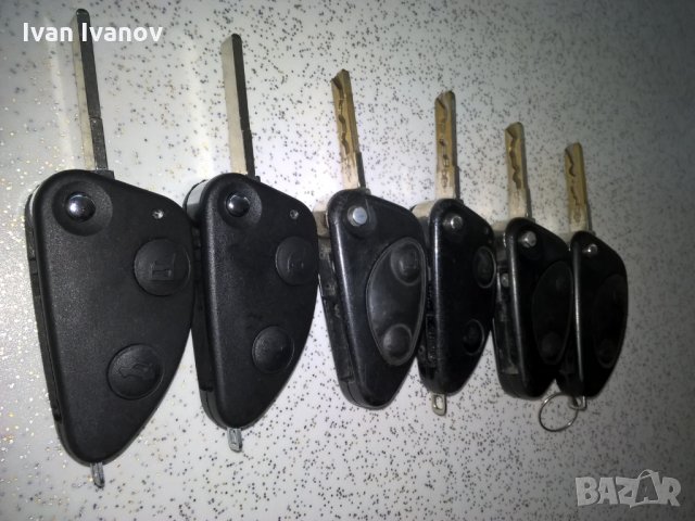 Ключове за Алфа Ромео 156 с 2 бутона - стари, снимка 9 - Части - 25115144