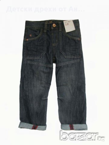 НАМАЛЕНИ Памучни Дънки на Denim Co от Англия, 3-4год./104см., снимка 3 - Детски панталони и дънки - 13380453