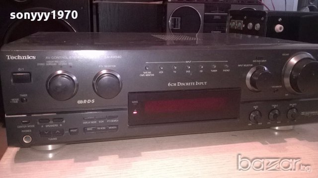 Technics sa-ax540/300w/clas h+/за ремонт-внос швеицария, снимка 2 - Ресийвъри, усилватели, смесителни пултове - 14949722