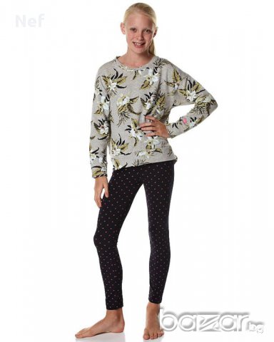  Клин Адидас/ Adidas Kids Fun Leggings - Legend Ink Red Zest , снимка 8 - Клинове - 13070026