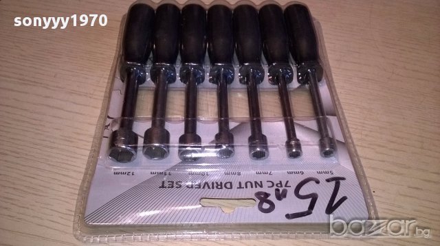 7pc nut for driver set 5-12mm-комплект за гаики-внос щвеицария, снимка 4 - Аксесоари и консумативи - 14915648