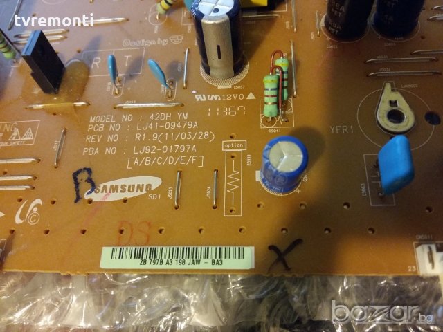 Y-MAIN LJ41-09479A LJ92-01797A , снимка 2 - Части и Платки - 19375982