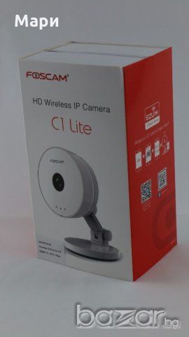 Мегапикселова Безжична IP Камера Foscam C1 Lite, 25 кад/сек HD720PWIFI, внос от Германия, снимка 5 - Камери - 18817498