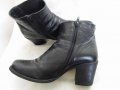 черни боти от естествена кожа  №40, снимка 8