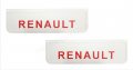 Релефни гумени бели калобрани Рено/Renault, снимка 3