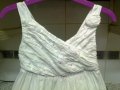 Бяла рокля с пайети Bluezoo за 4 г, снимка 4