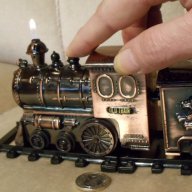 Влакче Old train с газова запалка, снимка 5 - Антикварни и старинни предмети - 17420327