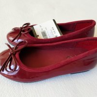 Нови балеринки №27 цвят бордо , снимка 2 - Детски обувки - 26103789
