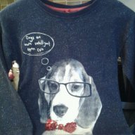 Блуза с куче и пайети на Next за 9 г , снимка 1 - Детски Блузи и туники - 11165735