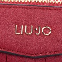 ПРОМО 🍊 LIU JO 🍊 Оригинална малка кожена чанта за през рамо RED “N” CAPS 23х16х4 см нова с етикети, снимка 3 - Чанти - 25205557