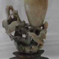Стенна ваза 19-ти век , сапунен камък , снимка 5 - Антикварни и старинни предмети - 13774010