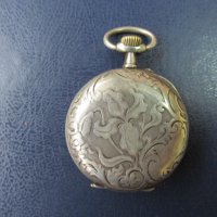 сребърен джобен часовник, снимка 5 - Антикварни и старинни предмети - 23508842