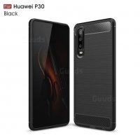 Huawei P30 карбон силиконов гръб / кейс, снимка 2 - Калъфи, кейсове - 25730588