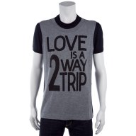 D&G Dolce & Gabbana Love is a 2 Way Trip Мъжка Тениска size 46 (S), снимка 2 - Тениски - 7097126