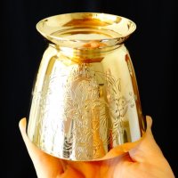 Месингов бокал с капак,захарница. , снимка 4 - Антикварни и старинни предмети - 22986518