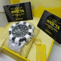 Invicta Bolt Carbon - White / Инвикта Болт Карбон - Бял / чисто нов мъжки часовник / 100% оригинален, снимка 3 - Мъжки - 22466114